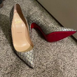 Christian louboutin shoes worn few times size 39.5